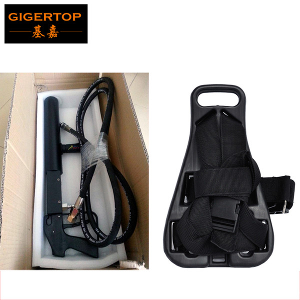 Freeshipping TP-T03 CO2 Gas Tank Belt with Co2 DJ Gun Blaster High Quality Mini Size Tank Back Pack with Shoulders Straps Nylon Buckle