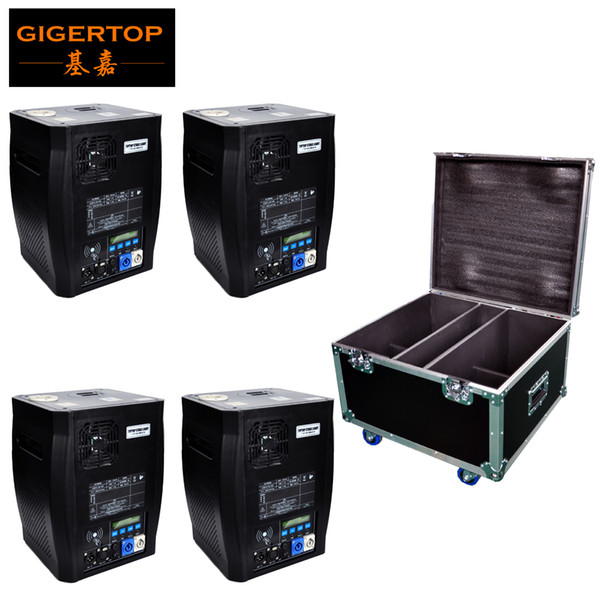 Stackable 4in1 Flight Case Pack China Stage Effect Cold Fireworks Machine DMX512 (wireless optional) No Fire Spark Equipment