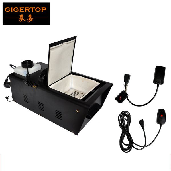 TIPTOP TP-T61 500W Low Lying Ground Fog Machine Led Stage Lighting Wire Control/ Wireless Remote Control Fog Generator Party Ice Bracket