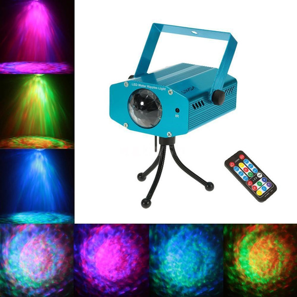 Lightme Projector Laser Outdoor 3W RGB LED Water Ripple Projector Club Stage Lights Party Dj Disco Lights Holiday Stage Lamp