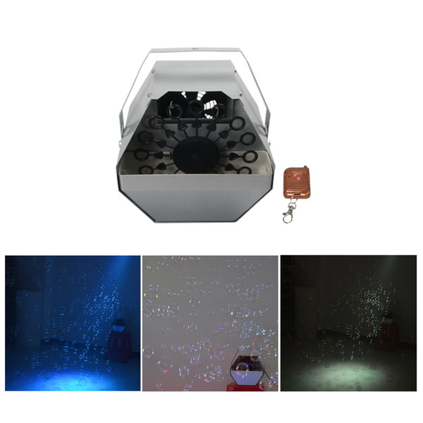 AUCD 110V 220V Remote Mini Bubble Machine for DJ Stage Show Wedding Lighting Effect Automatic Blowing Bubbles XMT-Pao