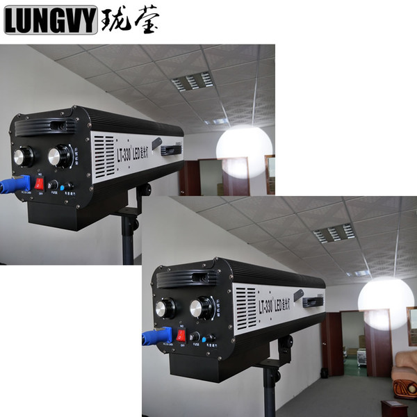 2pcs/lot 330W LED Follow Spot Light Stand DJ Gobo Light for Wedding Party Fashion Show