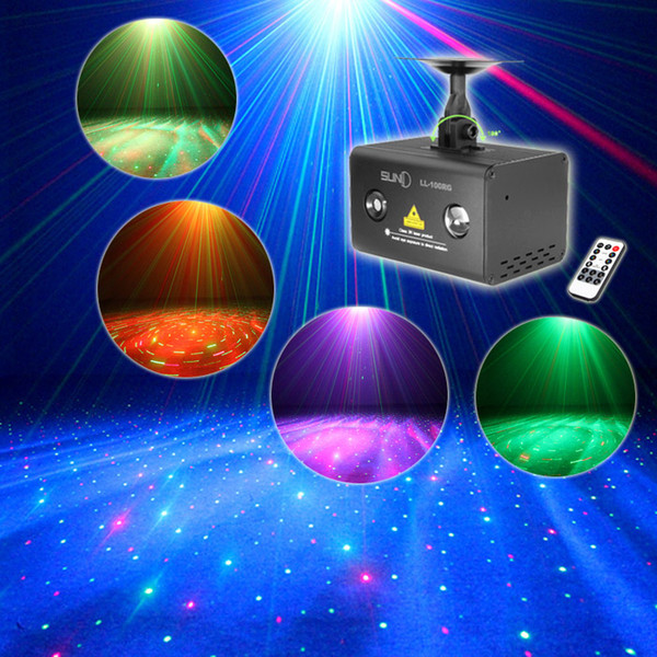 Mini RG Red Green Dot Projector Stage Equipment Light 3W RGB LED Mixing Aurora Effect DJ KTV Show Holiday Laser Lighting LL-100RG