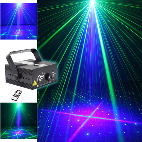 Mini 3 Len 18GB Green Blue Pattern Projector Stage Equipment Light 3W Blue LED Mixing Effect DJ KTV Show Holiday Laser Stage Lighting L18GB