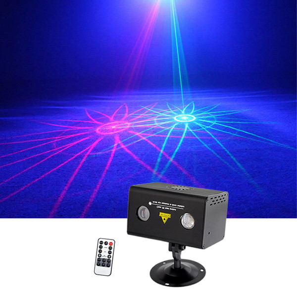 Mini 9 RG Red Green Patterns Projector Stage Equipment Light 3W RGB LED Mixing Aurora Effect DJ KTV Show Holiday Laser Lighting LL-09RG