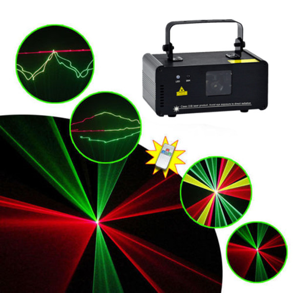 Mini 200mw Red Green Mixed Yellow DMX 512 Remote Sound Projector Stage Equipment Light DJ KTV Show Holiday Laser Lighting DM-RGY200