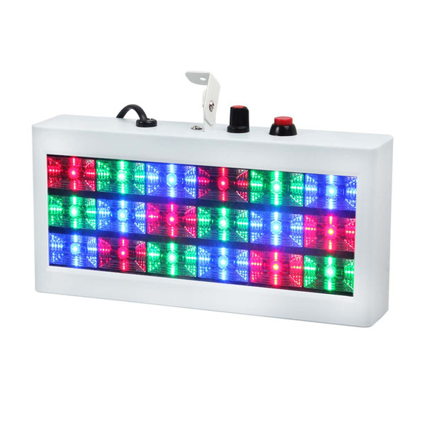 AUCD Mini 18 LED Sound Actived Strobe Light RGB Color Flash Light Stroboscope Disco for Club Party Stage Lighting Effect XMT-S18