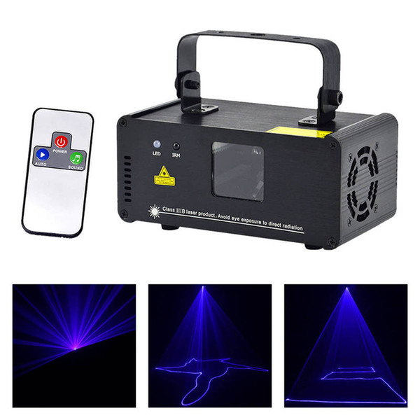 AUCD New Mini Portable 8 CH DMX Blue Laser Scanner Effect Stage Lighting DJ Party Club Show LED ProjectorLights DM-B150