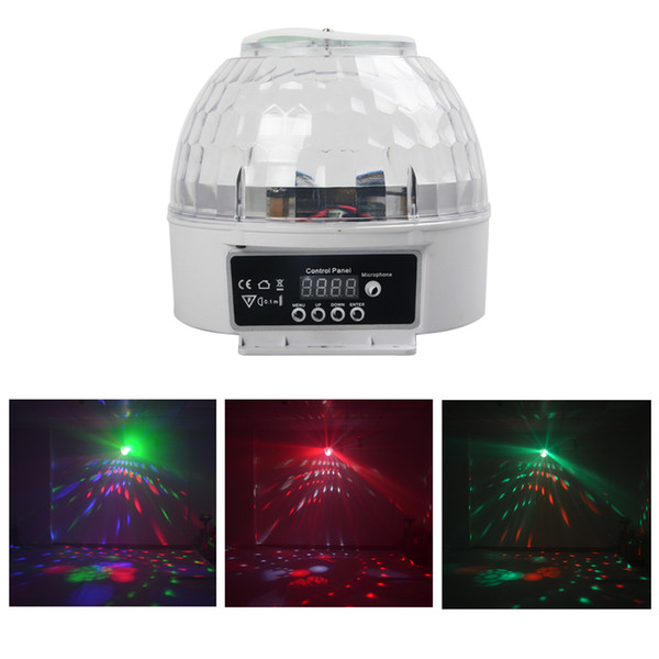 AUCD DMX 512 Digital RGBW 1W LED Flower Crystal Magic Ball Light Disco DJ Club KTV Party Home Stage Lighting LE-MB3