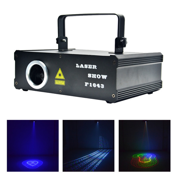 AUCD 500mW 5 In 1 RGB 3D Laser Program Source 13 CH DMX Projector Stage Lighting PRO DJ Show KTV Scanner Lights DG5-RGB500