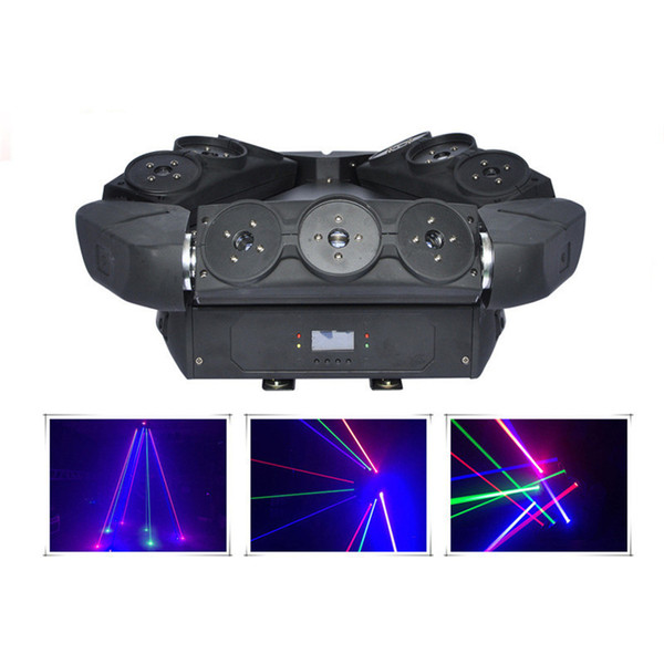 AUCD 3X3 Eyes RGB Moving Head Spider Beam Laser Light DMX Master-slave Stage Lighting for DJ Party Club Show DJ-109RGB