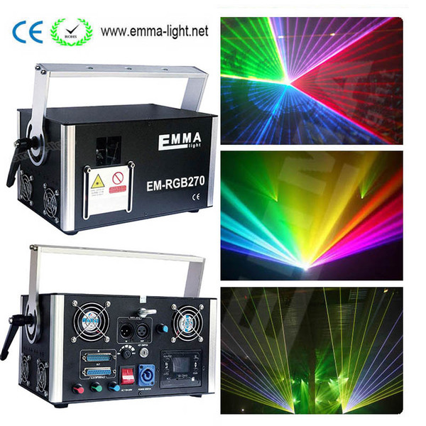 Hot Sale 50000 RGB 5W Full Color DMX ILDA SD Lazer Animation DJ Laser Stage Lights for sale