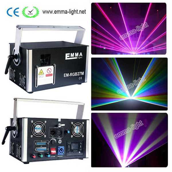 DMX ILDA RGB Laser Stage Light DJ Laser Projector Disco Stage Effect Lighting for Bar KTV Wedding Home Party