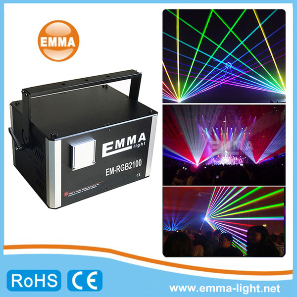 New 10W RGB Full Color Laser Light , High Power 10W RGB Animation Laser Projector , Dj Disco Club Stage Christmas Show