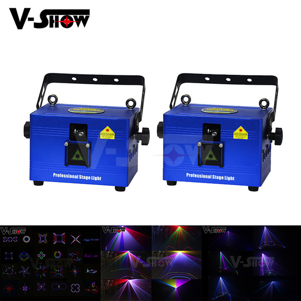 Dj Stage 1W RGB Laser Projector Stage Equipment Light RGB LED Mixing Effect DJ KTV Show Laser Stage Lighting