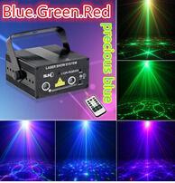 Precious blue laser lamp . double hole intelligent 3 color laser material 110 v - 240 vKTV stage light Wedding laser flash lamp