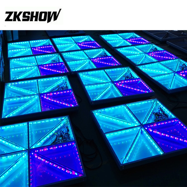 100*100*10CM Wedding Dance Floor Luces Discoteca Iluminacion Lumiere IP65 720x5mm/10mm RGB Epistar Colorful Ray Stage Lighting Free Shipping