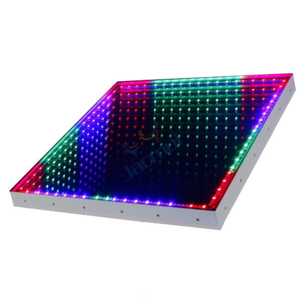 2Pcs Hot Sell DMX 3D Time Tunnel RGB LED Light Dance Floor For Nightclub Wedding