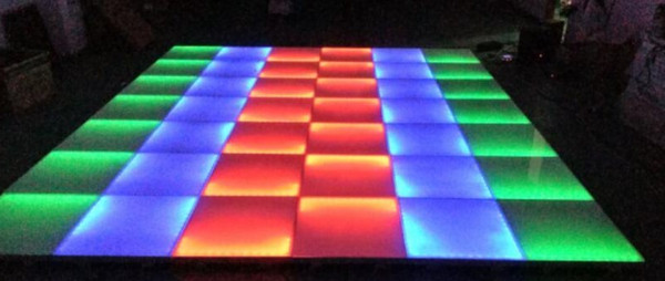 dmx controller,5050 RGB 3in1 led effect dance floor,pixel dance floor,led dance floor for sale LLFA