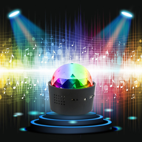 USB Charge Lights Mini Portable Disco Light Sound Activated Multi-coloured Disco Ball for Car Decoration Light Stage Light Hot Sale