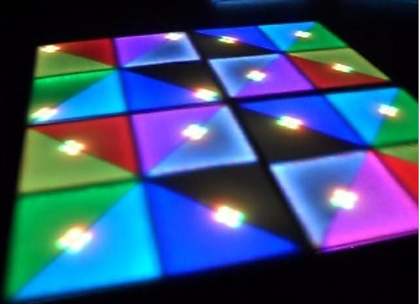 LED RGB Panel Dancing Dance Floor Voice Control Stage Light KTV Bar Party Disco DJ Club 720pcs LED effect Color changing Floor lights