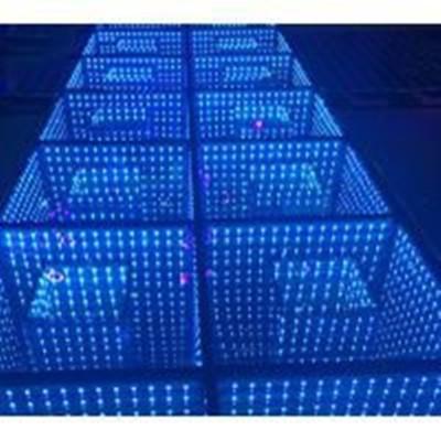 New in 2019 Wedding decorations light up video interactive starlit used 3D dj led dance floor for sale