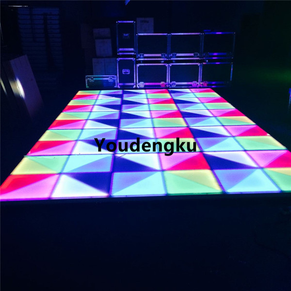 Free shipping Factory Direct Sale 432pcs*5mm 10mm Acrylic led brick light rgb led dance floor stage night club wedding dmx led dance floor