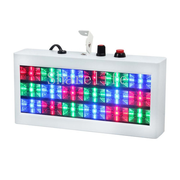 Sharelife Mini 18 RGB Color LED Sound Actived Strobe Light Flash Light Stroboscope Disco for Club Party DJ Stage Lighting Effect