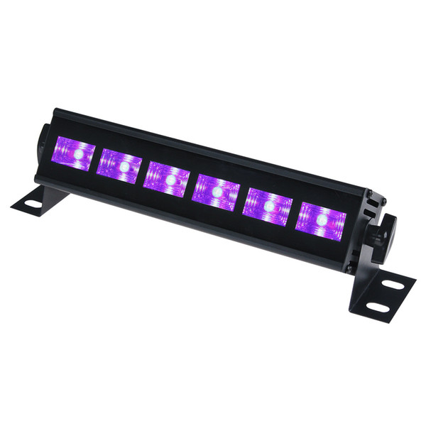 6ledx3w led wall washer uv adjustable blacklight bar stage light indoor decoration disco lamps EU/UK/US/AU plug