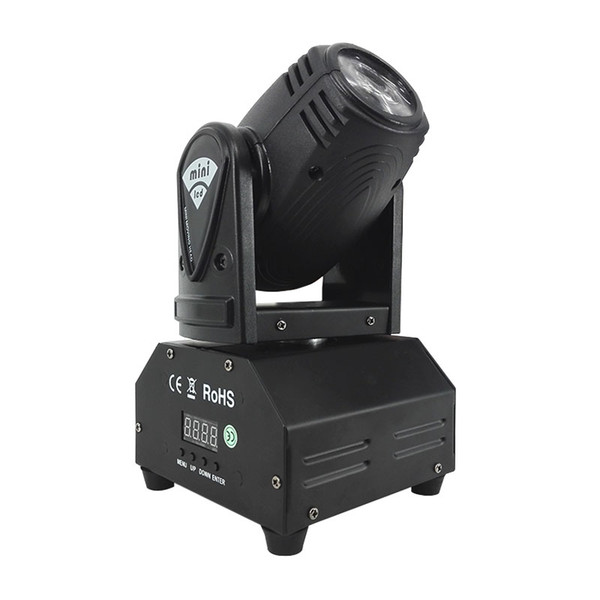 Mini RGBW LED 10W LED Beam moving head Light High Power 10Watt Quad Stroboscope LED Strong Beam Light For Party Disco DJ Light