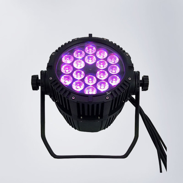 Waterproof LED Par 18x18W RGBWA+UV 6in1 Lighting IP65 Spotlight LED Par Lights for Garden Decoration DJ Party Show Night Lights