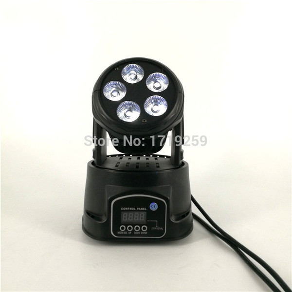 4 pcs/lot LED Mini Moving Head 5x18W RGBWA+UV Light Good for Disco Moving Head Lighting Uplighting