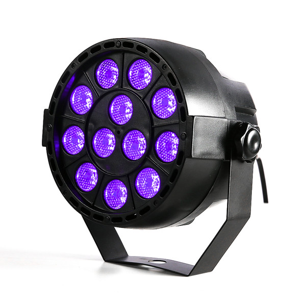 High Power 36W 12 LEDs Sound Active UV Led Stage Par Light Ultraviolet Led Spotligh Lamp for Disco DJ Projector Machine Party