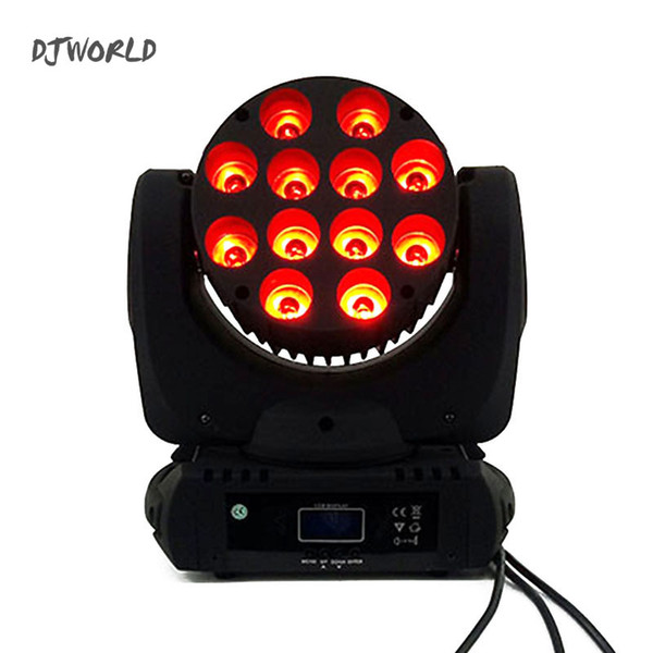 4pcs/lot LED Beam moving Head Light 12x12w rgbw 4in1 Quad dmx 512 stage light for clubs DJ theaters churches concert productions