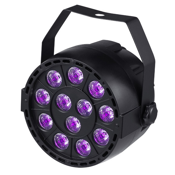 36W UV LED Stage Light Sound Active 12 LEDs Auto DMX Ultraviolet Strobe Par Black Lights For Disco light DJ Projector Party