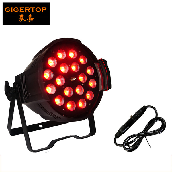 TIPTOP New 18x18W RGBWA UV 6IN1 Led Zoom Par Light DMX 7/11 Channels Taiwan Tianxin Leds CE ROHS Indoor 4 Led Digital Display