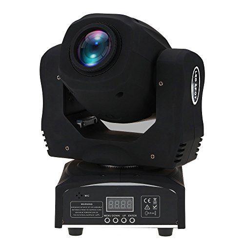 BEIDEYA 60W Stage Lighting LED Moving Head Lights 8 Gobo Disco Lights DMX512