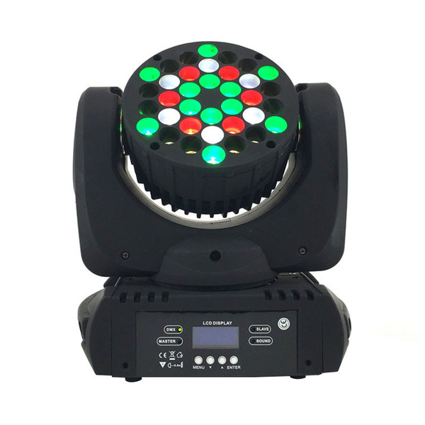 (2PCS) 2018 The Latest 36X3W Beam Moving Head Light RGBW LED Wash Moving Stage Lighting