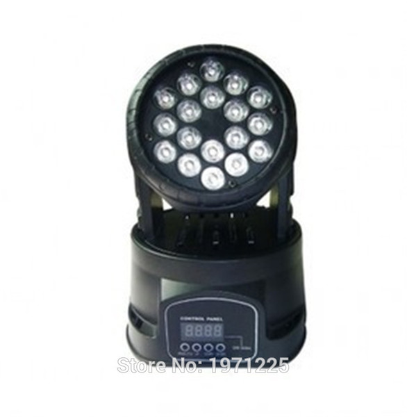 (2pcs) 18x3w RGB LED mini Moving Head Light Moving Head Beam Wash Light Fast shipping