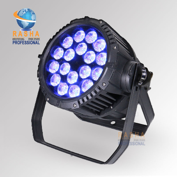 Rasha IP65 Waterproof HEX 18*18W 6in1 RGBAW UV LED Par Light,Outdoor LED Par Light For Stage Party Church Productions