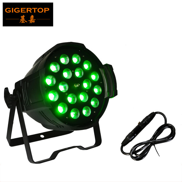 TIPTOP TP-P80A 18*18W Stage Led Par Light Zoom Function 10-60 Degree 7/11CH Smooth Dimmer RGBWA Purple 6 Color Changing CE Rohs