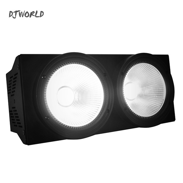 2pcs/lot LED 200W COB Par Light 2eyes RGBWAUV 6in1 no noisy DMX 512 Lighting for Professional Large Stage Theater Spectator Seat