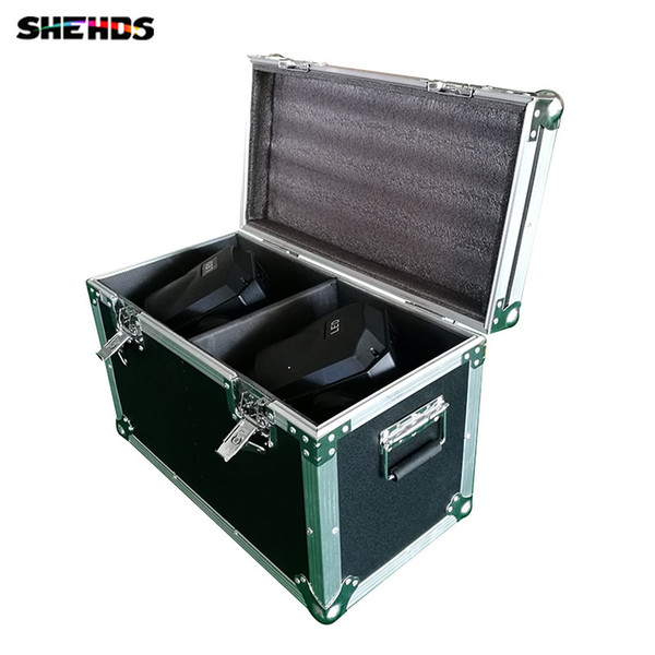 Flight Case with 2 pieces/lot LED 30W Spot Light DMX512/Master-Slave/Auto Run/Sound controller Moving Head Light DJ/Bar/Disco