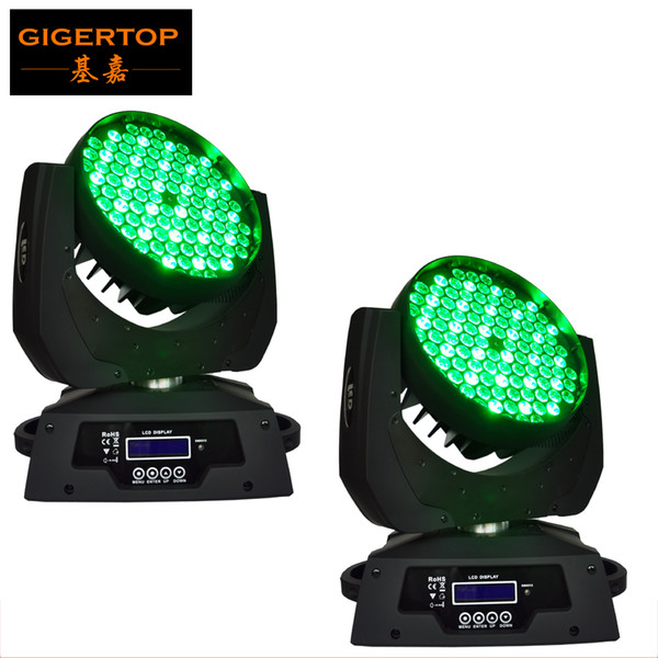 Hi-quality 2pcs/lot 108x3W RGBW Led Moving Head Light,Low Noise 12 DMX Channel 3 Year Warranty Led Stage Light DJ Light