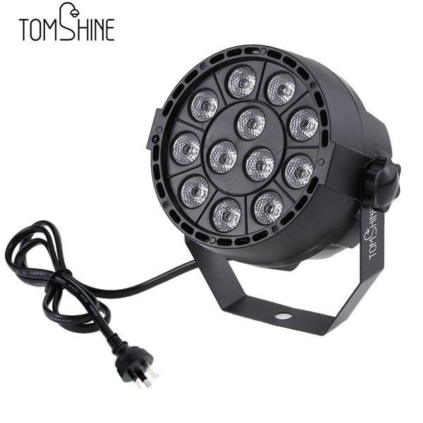 Tomshine 15W 12 LEDs UV Stage Par Light AC110V-220V Auto Sound DMX512 Master-slave 8 Channels For Indoor KTV Pub Bar Wedding