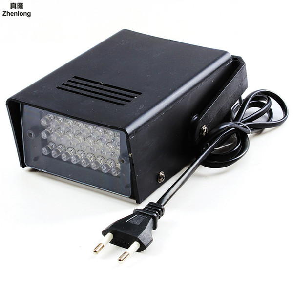 5W 24 LED Stage Lights Operated DJ Strobe Lights Disco Party Club KTV Stroboscope White Stage Lighting Effects US/EU Plug AC220V