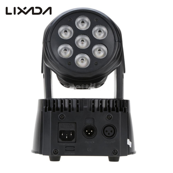 9/14 Channel Party Disco Show 100W AC 100-240V Sound Active Christmas Decorations DMX-512 Mini Moving Head RGBW LED Stage Light