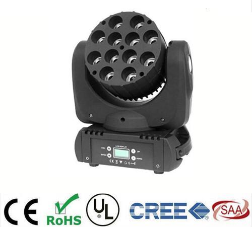 LED beam moving head light CREE 12x12w rgbw 4in1 /36x3W RGB advanced 9/16 dmx channels for dj disco parties show lights