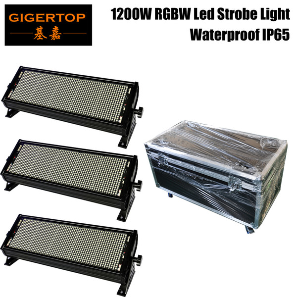 TIPTOP Led Outdoor RGBW 1200W Colorfully Strobe Professional Stage Lighting 1200 x 1W Super Bright Stage Flash Lighting IP65