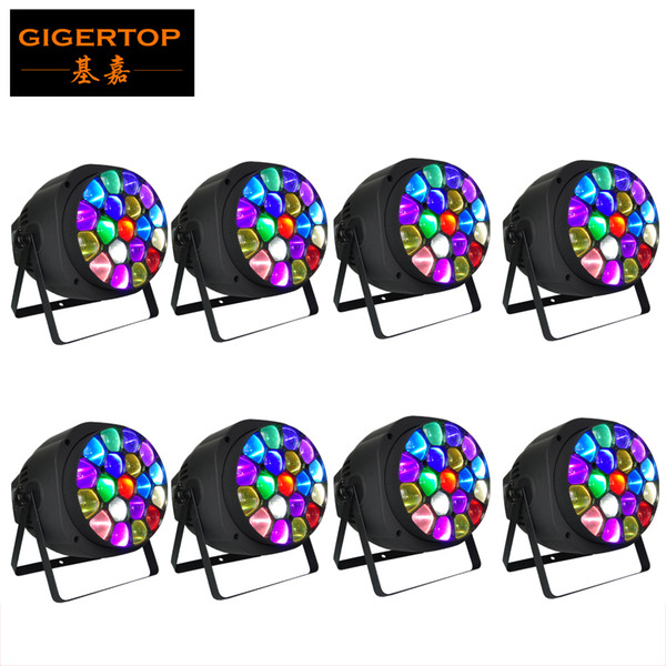 New Arrival 8 Pack 19x15W RGBW 4IN1 Big B Eye Led Par Light Zoom 4-60 Degree Led Individual Control Background Beam Effect TP-P82